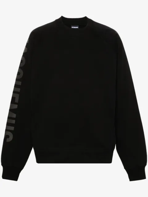 Jacquemus Le Sweatshirt Typo cotton top