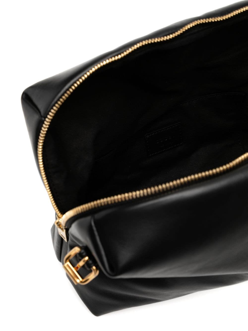 Shop Sacai Medium Leather Cross Body Bag In Black
