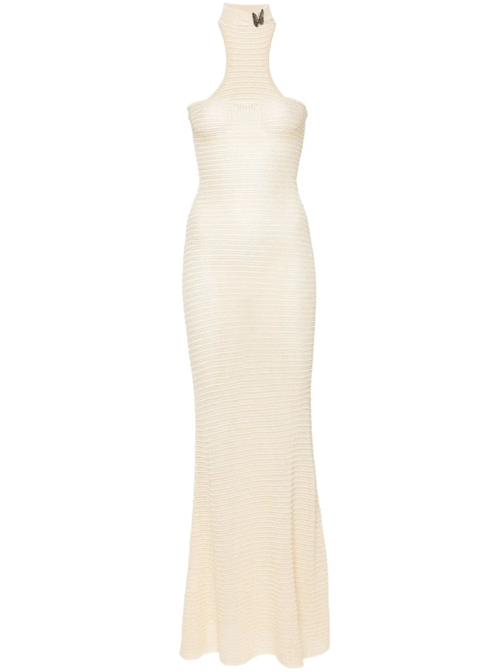 aya muse crochet dress Aya Muse Erzu Crochet Crystal Maxi Dress In Green - 74% Off