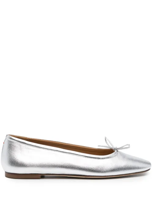 Ballerines en cuir à design métallisé - Aeyde - Modalova