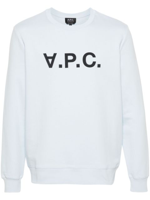 A.P.C. VPC flocked-logo sweatshirt Men