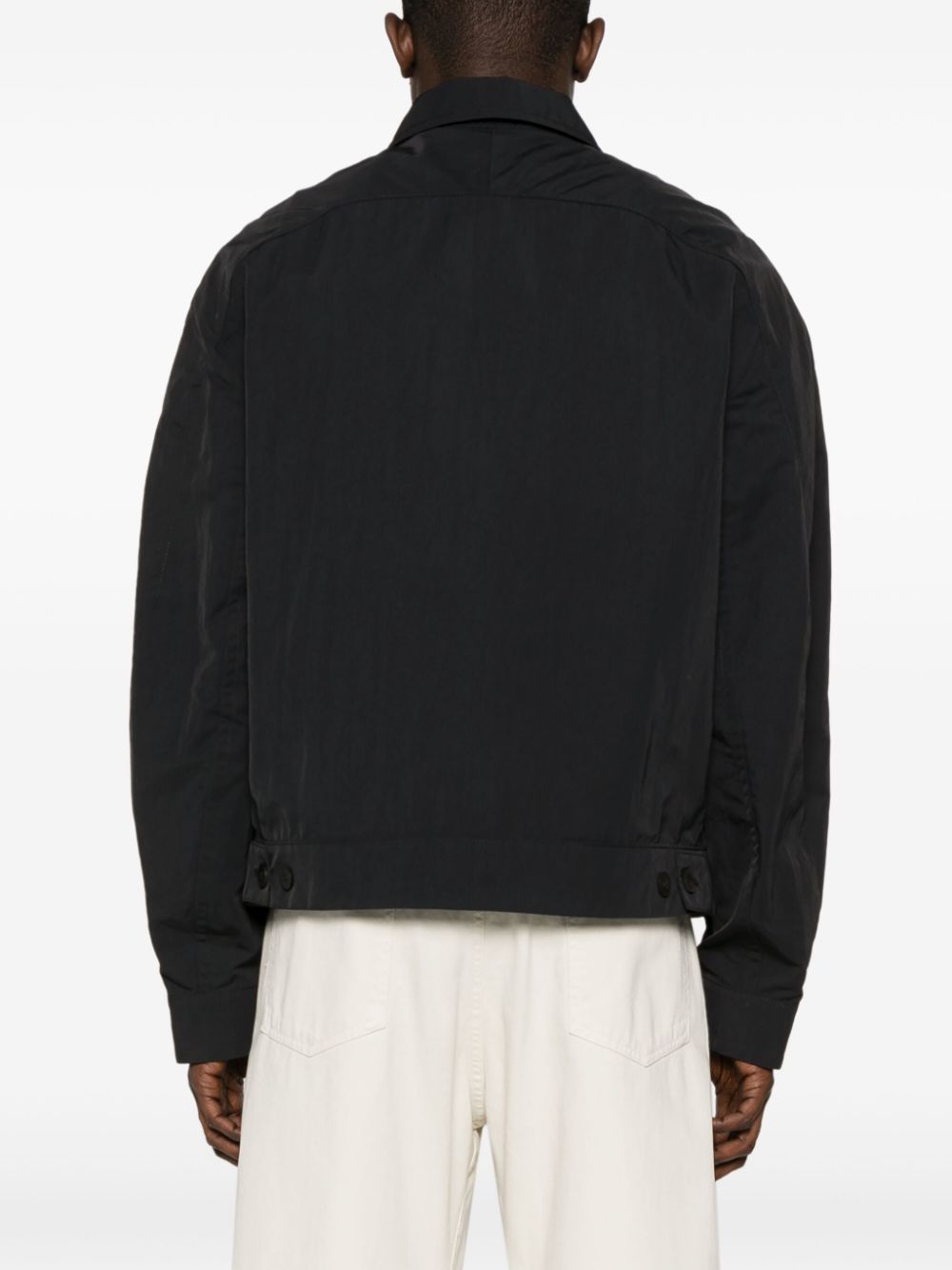 Jacquemus logo-embossed cotton shirt jacket Men