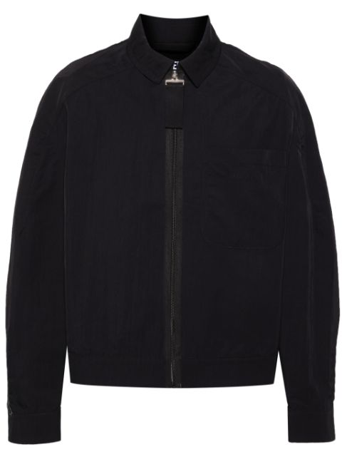 Jacquemus logo-embossed cotton shirt jacket Men