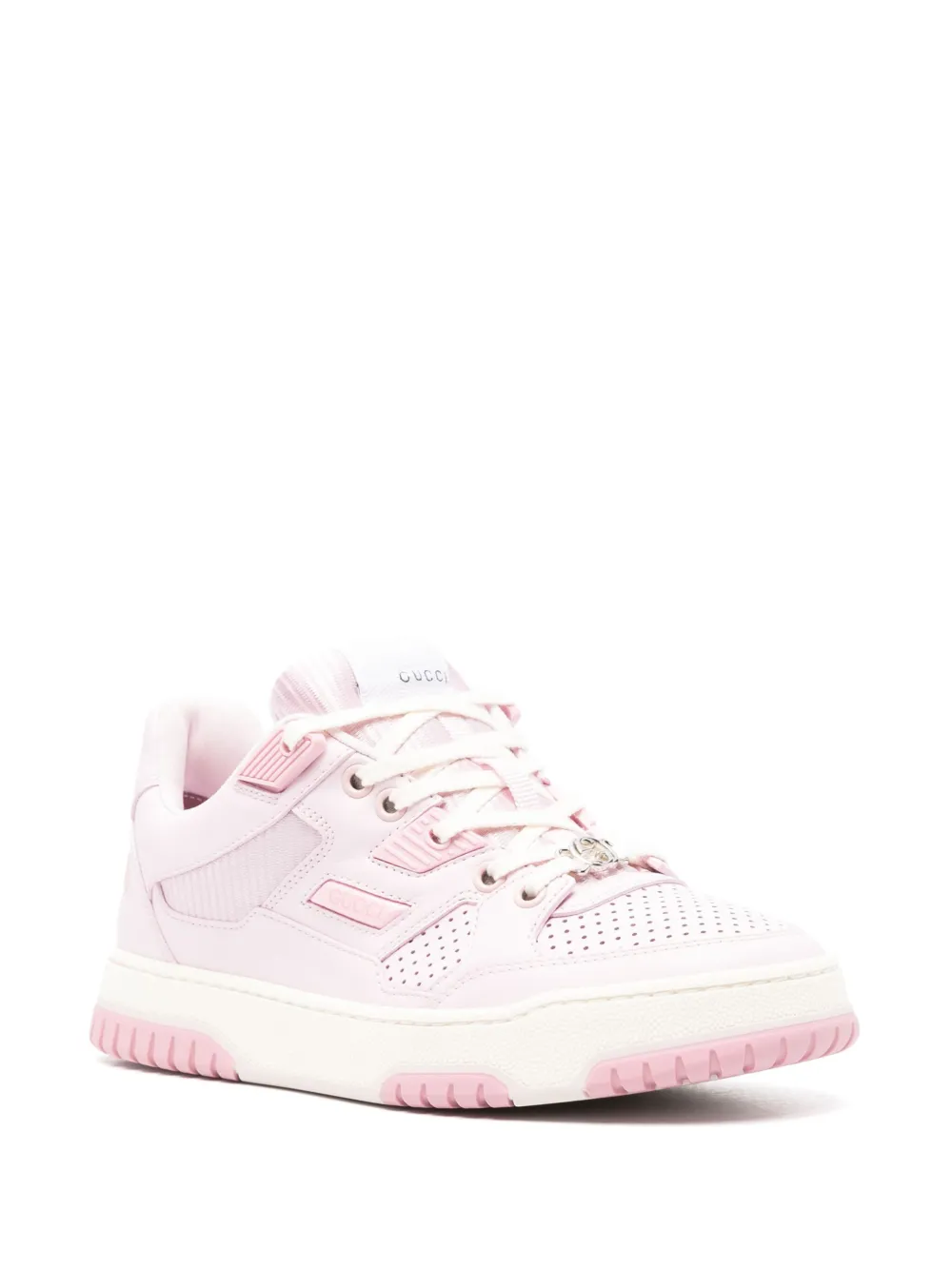 Gucci Interlocking G Leather Sneakers Pink FARFETCH PL