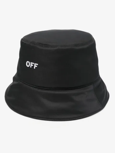 Off-White gorro de pescador con logo bordado