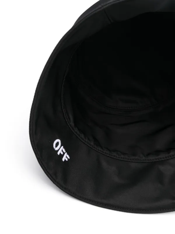 ハット Off-White Ny Logo Bucket Hat - Cotton - Black/White bucket-hats-white_grande.jpg?v