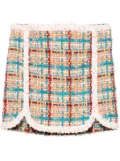 DSQUARED2 Upper East Side bouclé miniskirt - Orange