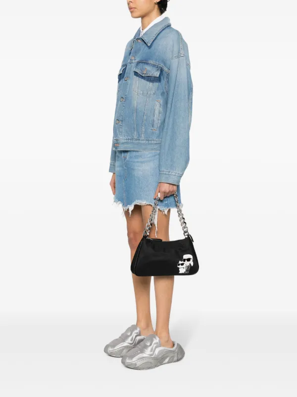 【Karl Lagerfeld】IKONIK ハンドバッグ Karl Lagerfeld Ikonik ハンドバッグ | ブラック | FARFETCH JP