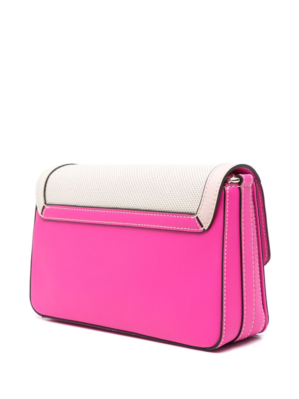 Shop Love Moschino Colourblock Shoulder Bag In 中性色