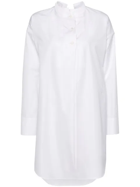 Givenchy stand-up collar shirt minidress