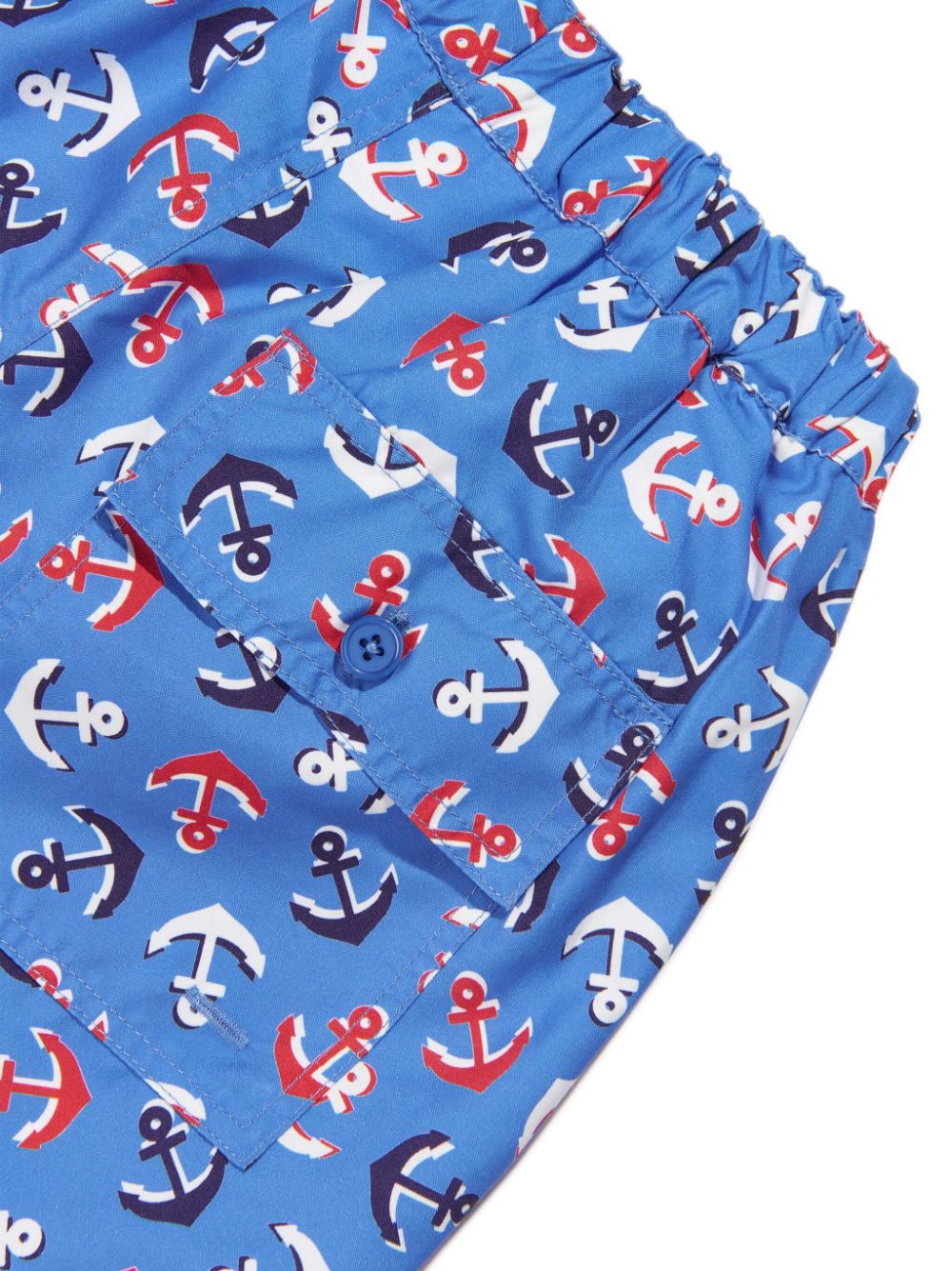 Shop Rachel Riley Anchor-print Swim Shorts In Blue