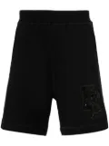 DSQUARED2 D2-appliqué track shorts - Black