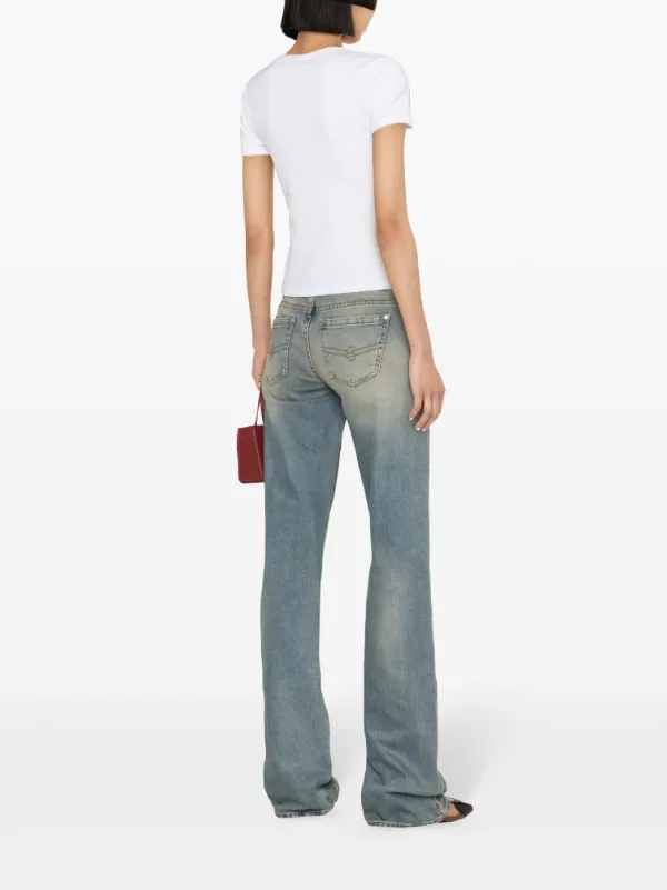 Blumarine ラインストーンロゴ Tシャツ | ホワイト | FARFETCH JP