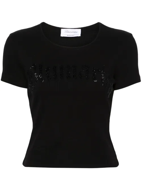 T-shirt à ornements - Blumarine - Modalova