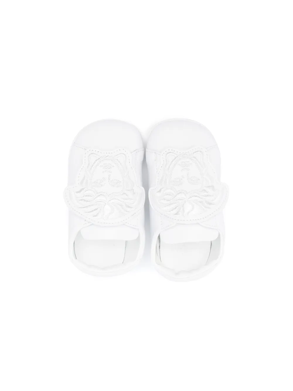 Shop Versace La Medusa Slip-on Sneakers In White