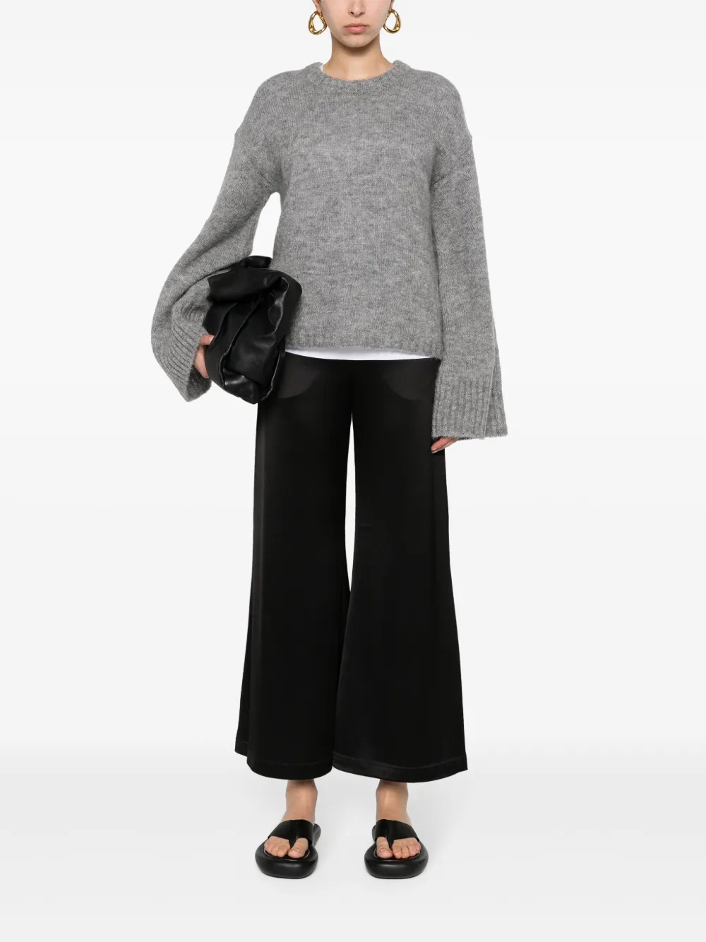 By Malene Birger Trui met lange mouwen - Grijs