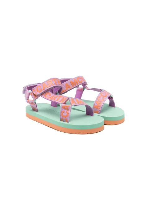 Stella McCartney Kids logo-tape sandals