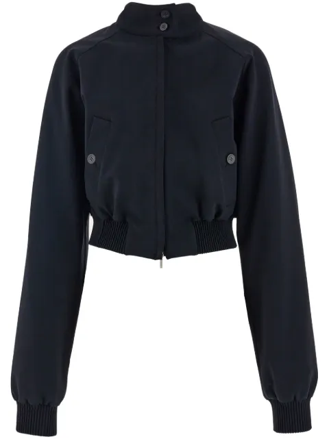 Ferragamo cropped zipped bomber jacket
