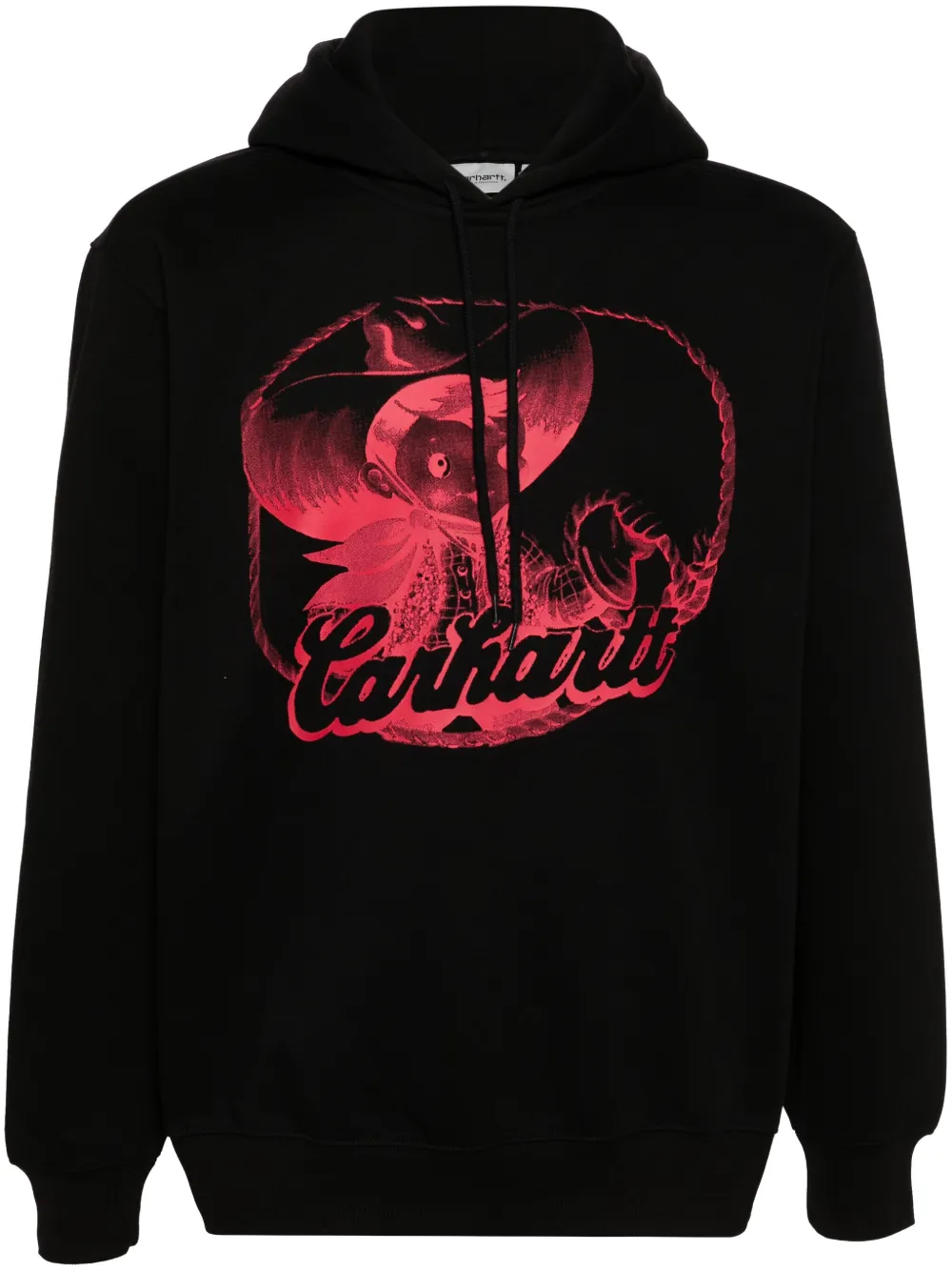 Red best sale carhartt hoodie
