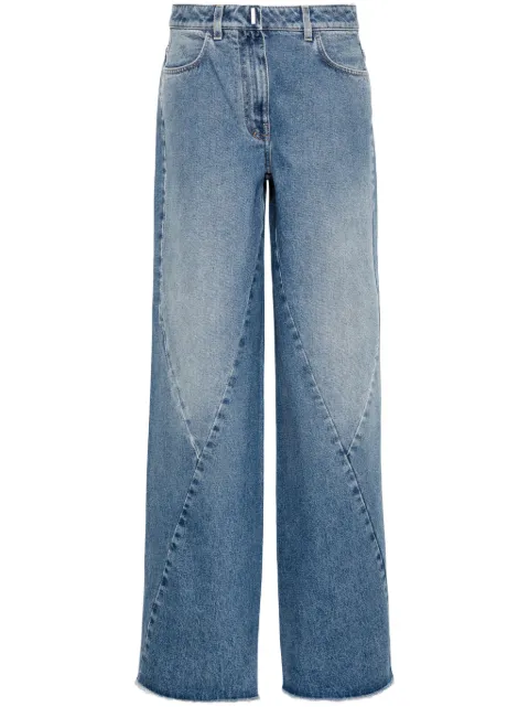 Givenchy mid-rise wide-leg jeans