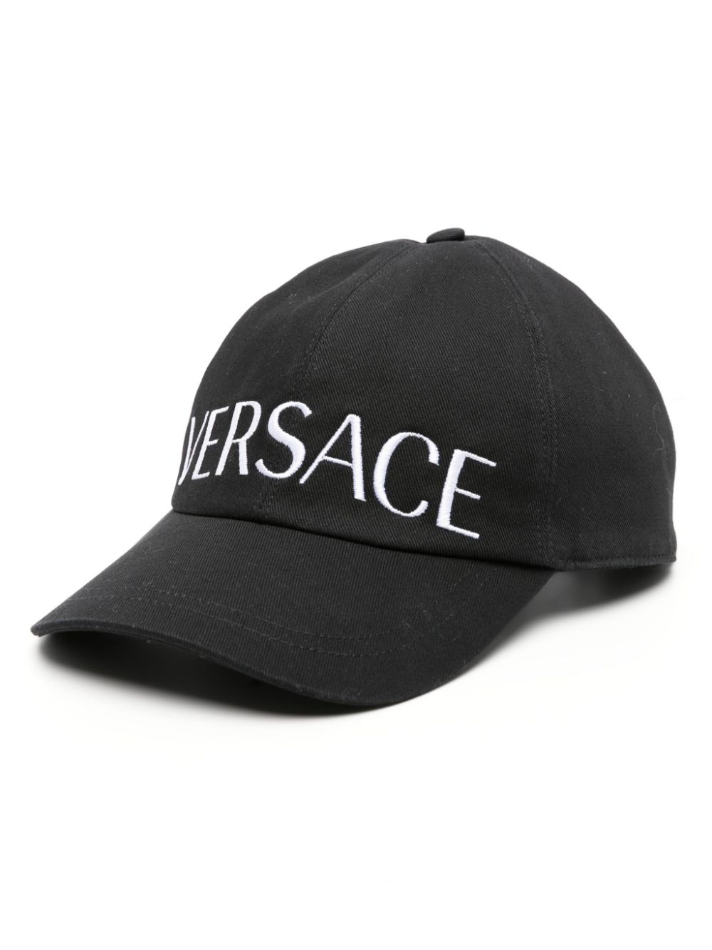 Pre-owned Versace Medusa Logo-plaque Baseball Cap In 黑色