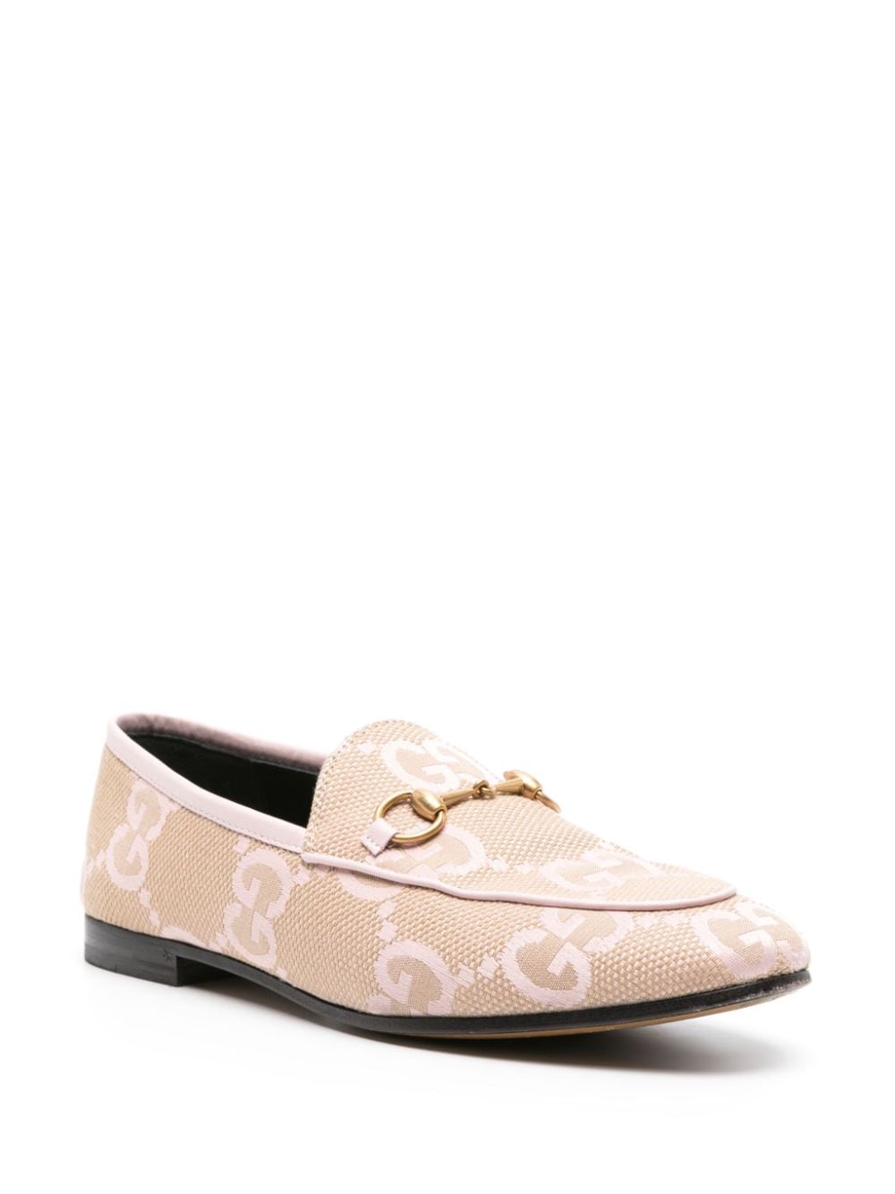 Gucci Pre-Owned WomenMaxi GG Jordaan loafers - Roze