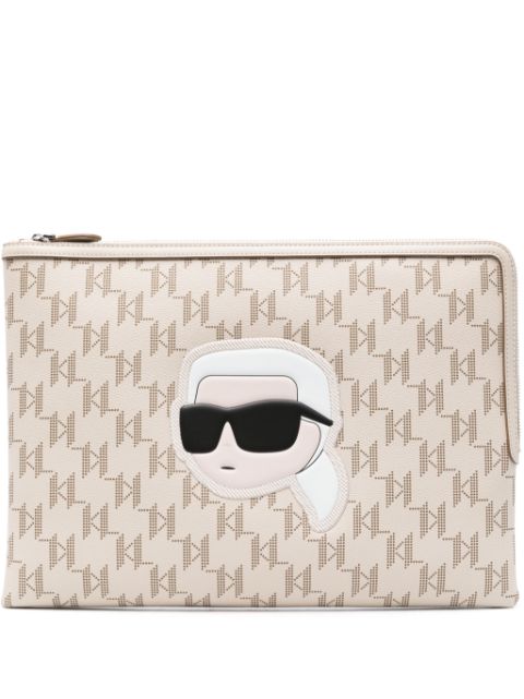 Karl Lagerfeld large K Ikonik 2.0 clutch bag WOMEN