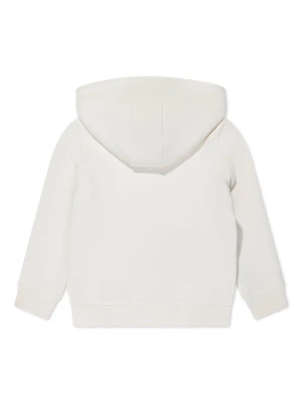 Kids white hooded sweatshirt hotsell