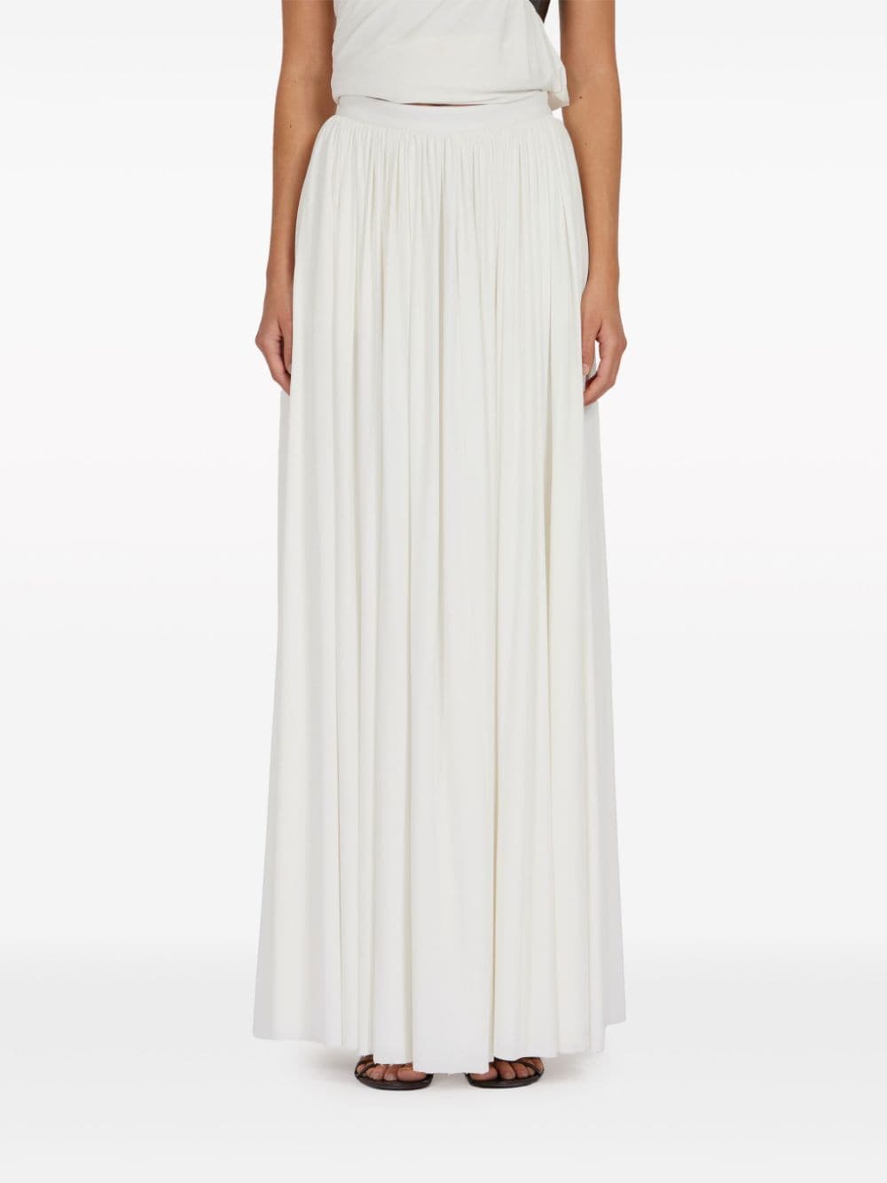 Image 2 of Ferragamo high-waisted gathered maxi skirt