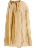 Ferragamo One shoulder top - Neutrals