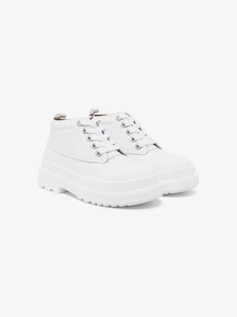JACQUEMUS L'ENFANT lace-up leather sneakers