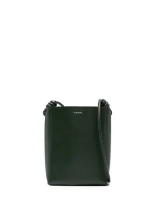 【お気に入り】 Jil Sander Giro レザーショルダーバッグ | グリーン | FARFETCH JP バッグ