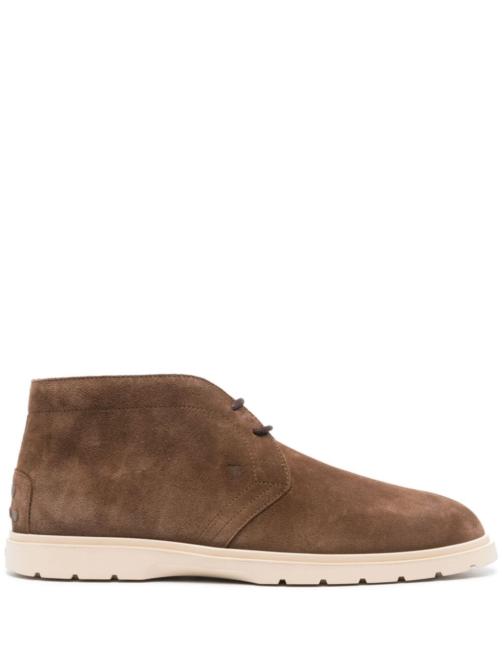Tod's Lace-up Suede Derby Shoes In Brown