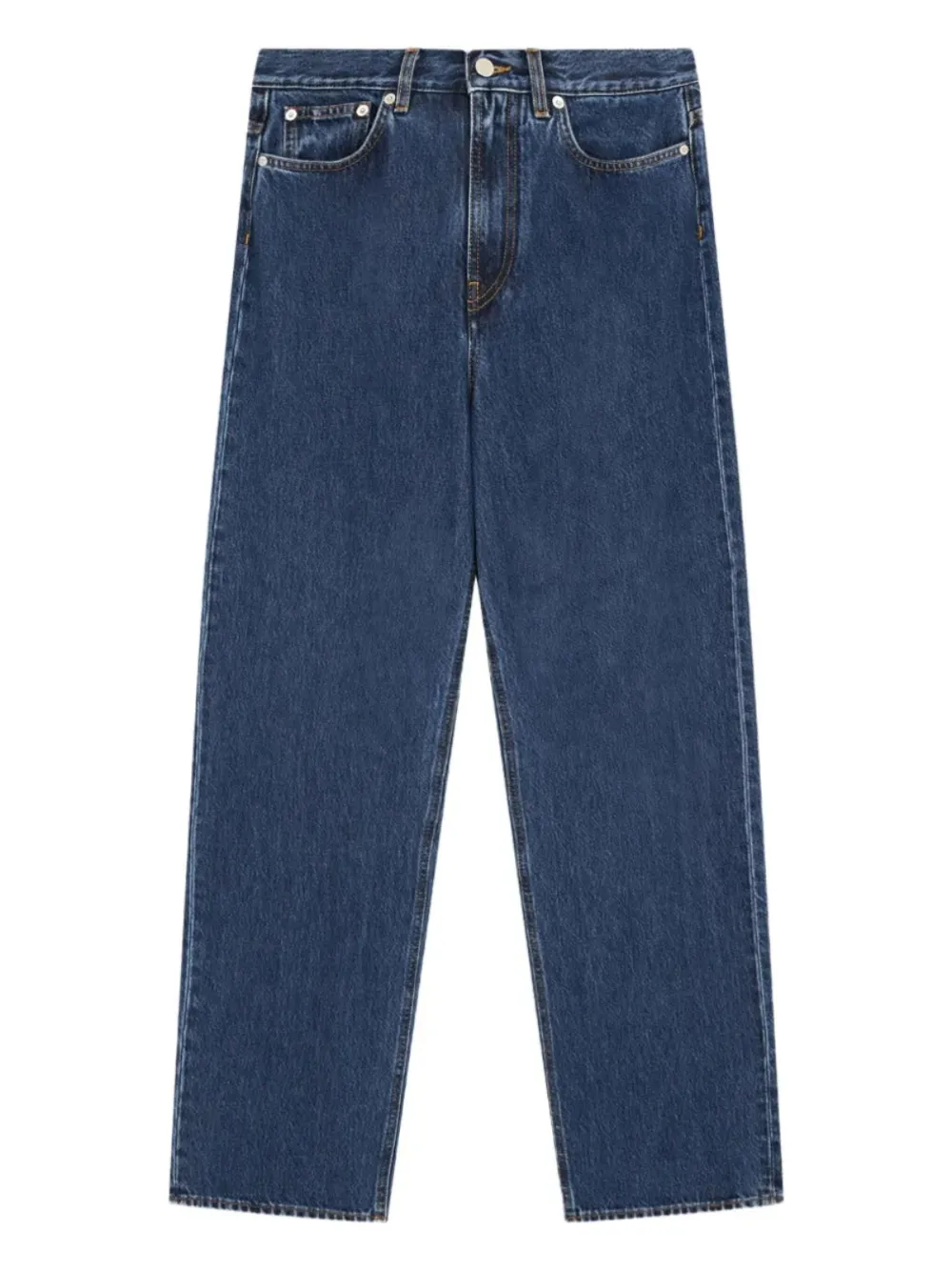 Loulou Studio Samur low-rise loose-fit jeans - Blu