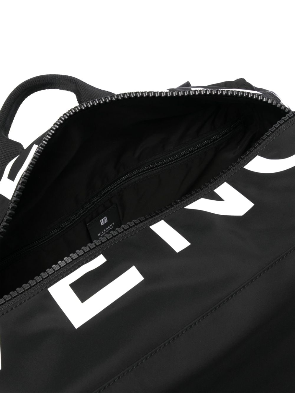 Shop Givenchy Logo-print G-zip Holdall In Black