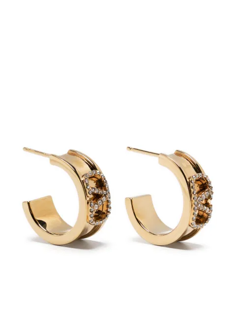 Valentino Garavani VLogo crystal-embellished earrings