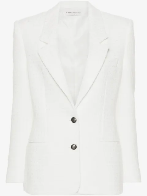 Alessandra Rich blazer de bouclé con botones