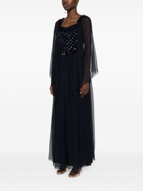 sequin-embellished maxi dress