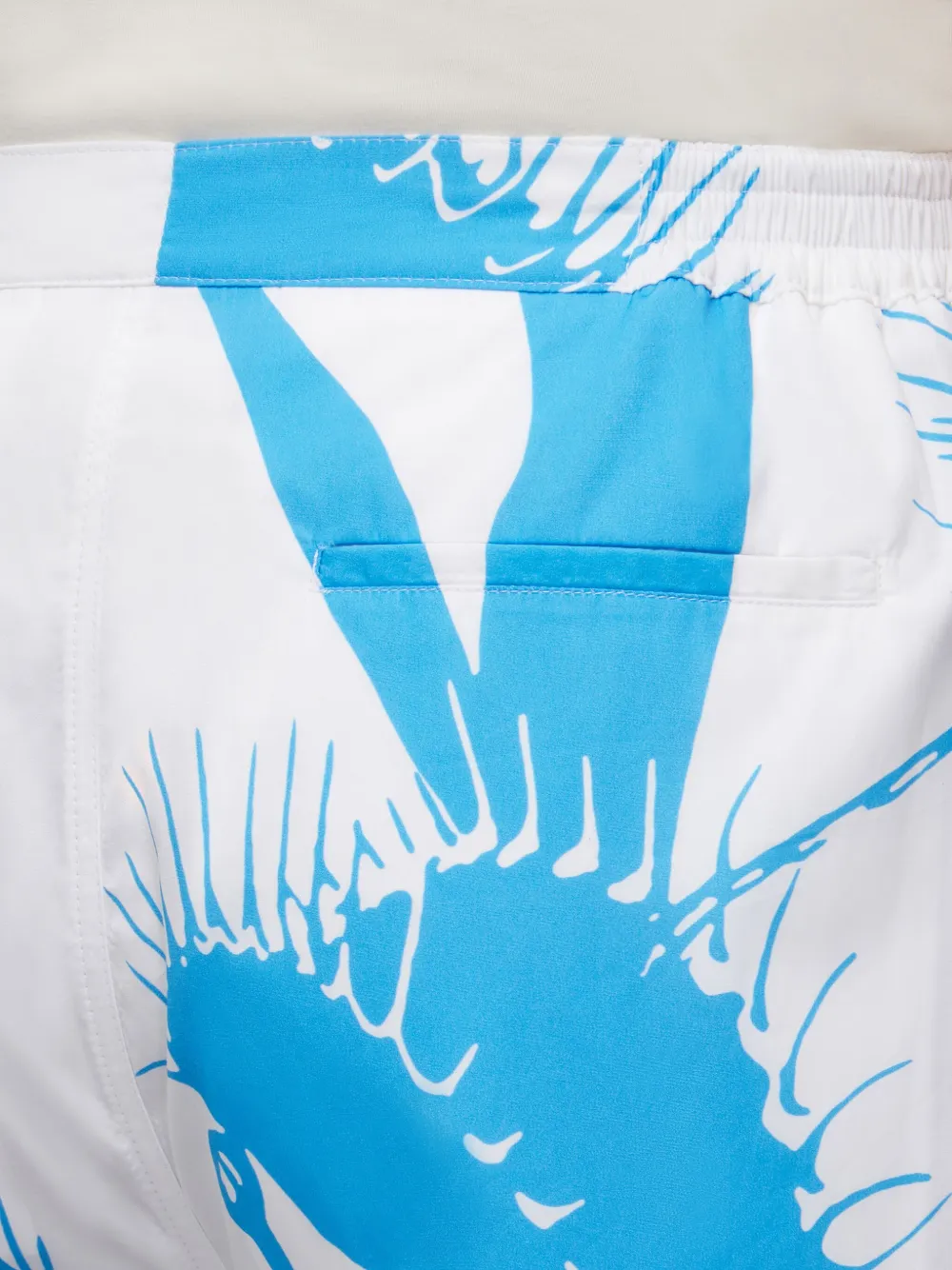 Venus-print cotton bermuda shorts