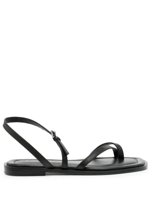 Sandales en cuir Lucia à boucles - A.EMERY - Modalova