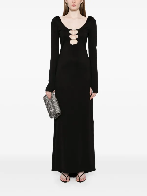 Alice + Olivia Kalena cut-out Maxi Dress | Black | FARFETCH