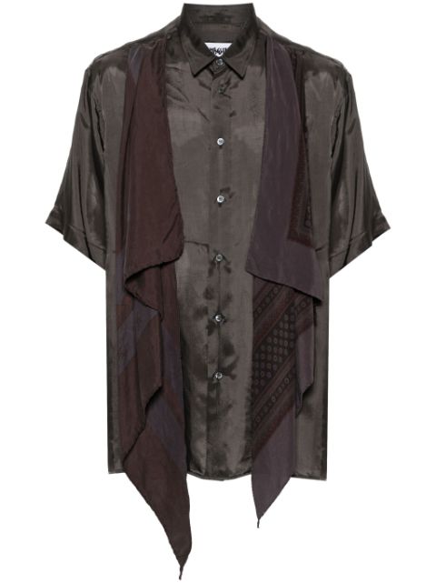 Magliano Pareon draped-panel shirt