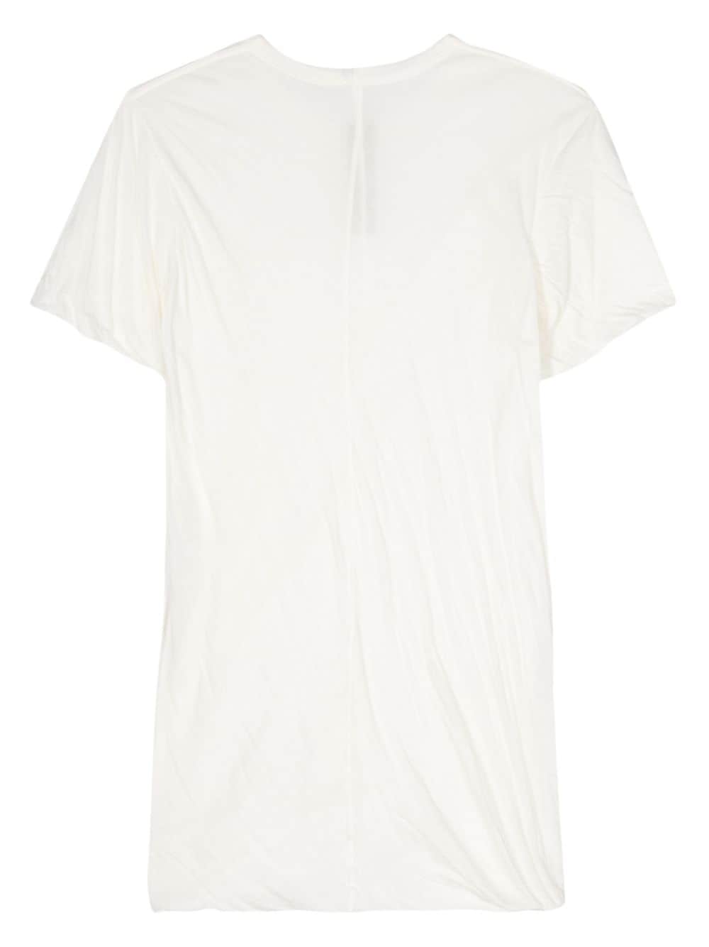 Shop Rick Owens Double-layer T-shirt In Weiss