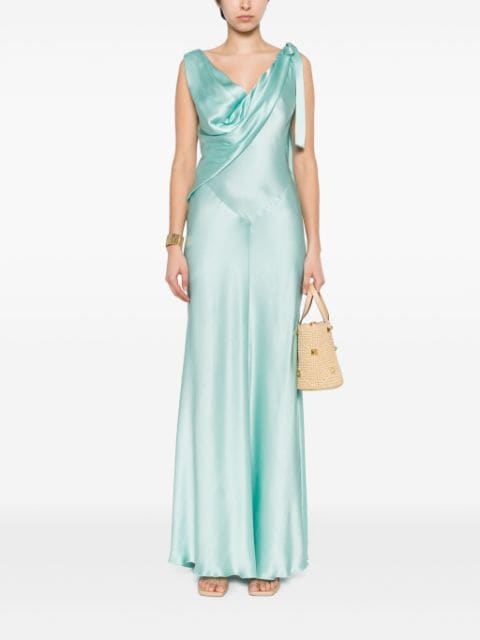 charmeuse maxi dress