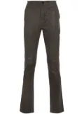Frei-Mut Merci leather straight-leg trousers - Brown