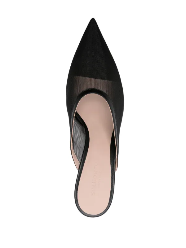 Zara mesh mules top