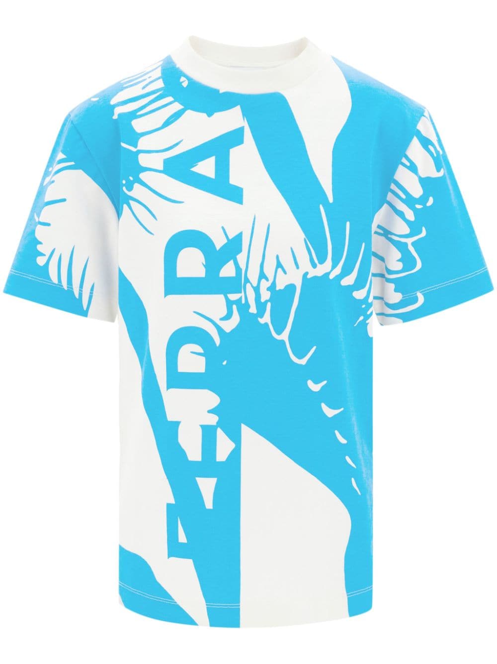 Ferragamo T-shirt met Venusprint Wit