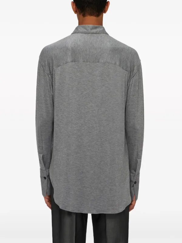 Ferragamo Jersey long-sleeve Shirt | Grey | FARFETCH