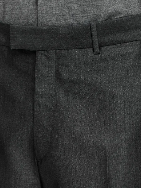Ferragamo straight-leg silk-blend Trousers | Grey | FARFETCH