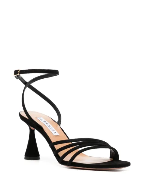 Aquazzura Latour 75mm suede sandals LTRMIDS0SUE00A - 1